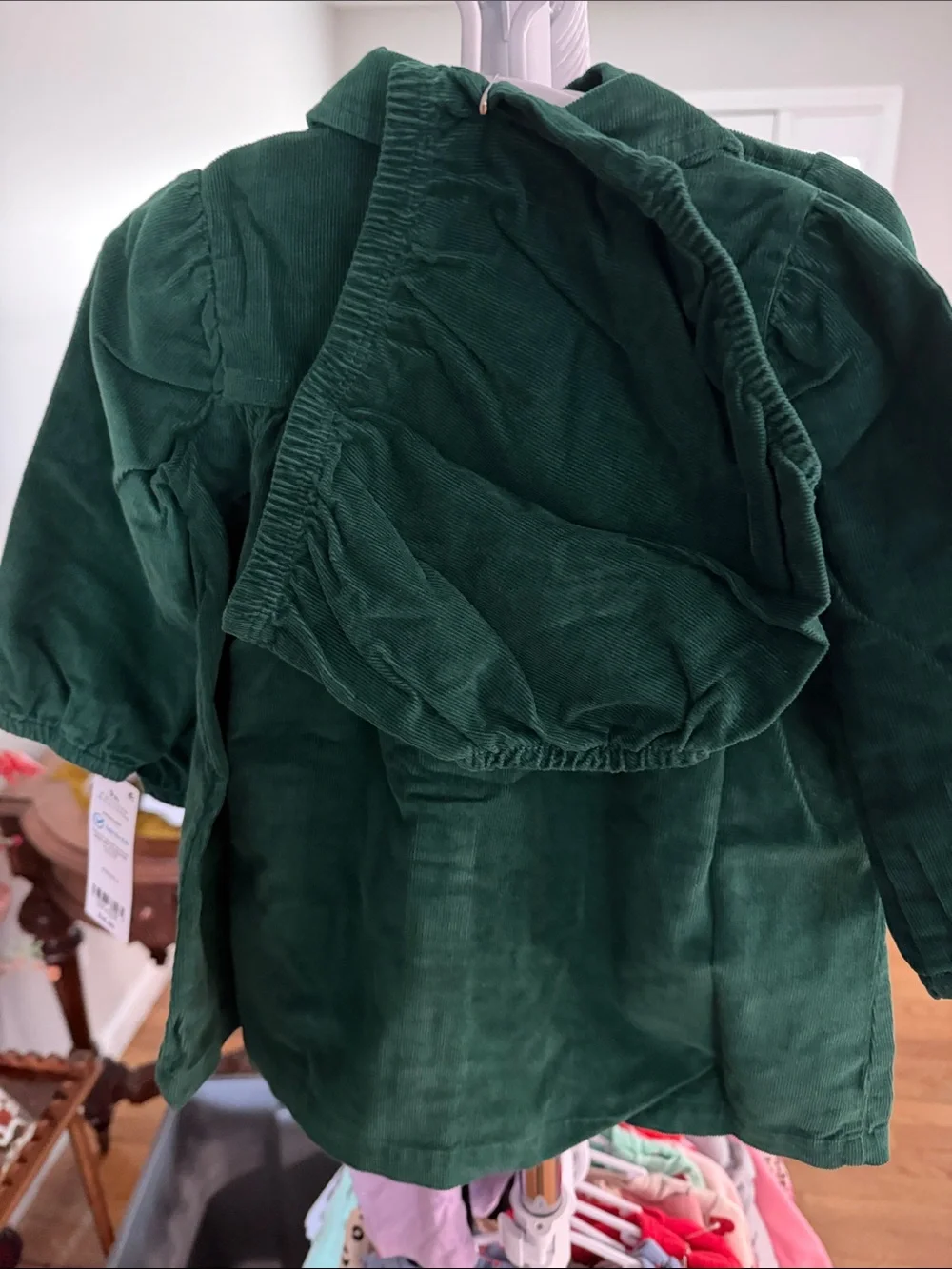 Carter's Deep Green Corduroy Baby Dress Jacket